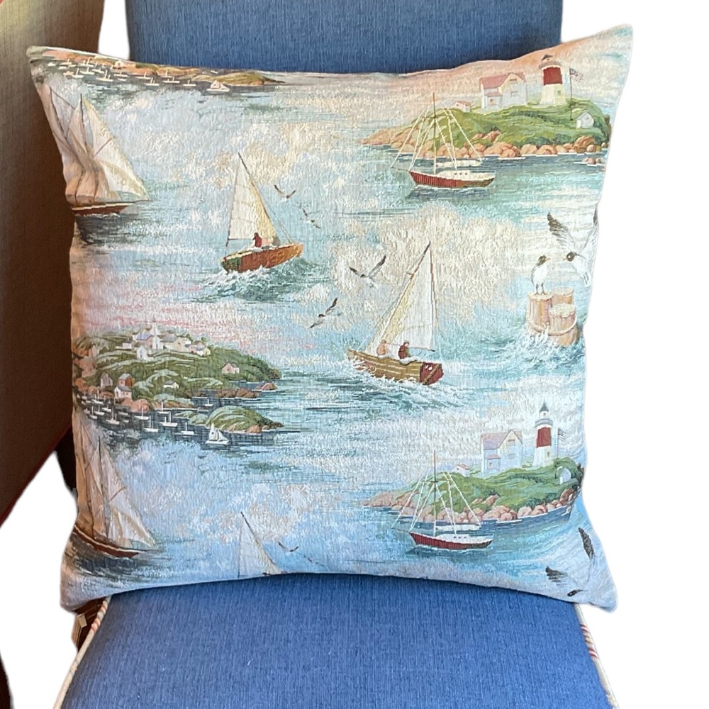 Custom Accent Pillow 22.5" X 22.5" ( Two Available) - Picture 2 of 3